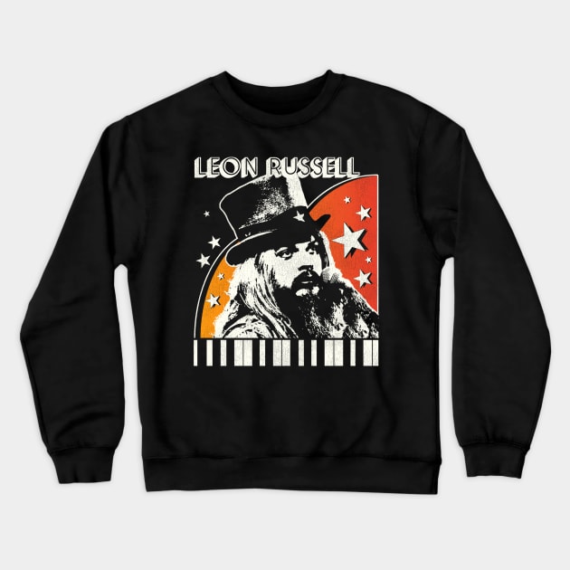 Leon Russell Crewneck Sweatshirt by darklordpug